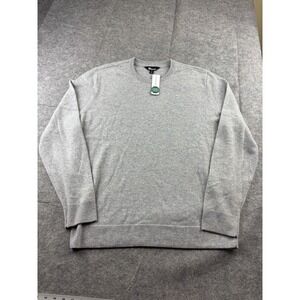 The Commons 100% Cashmere Sweater Crewneck Mens XL Preppy Casual Minimalist  NWT